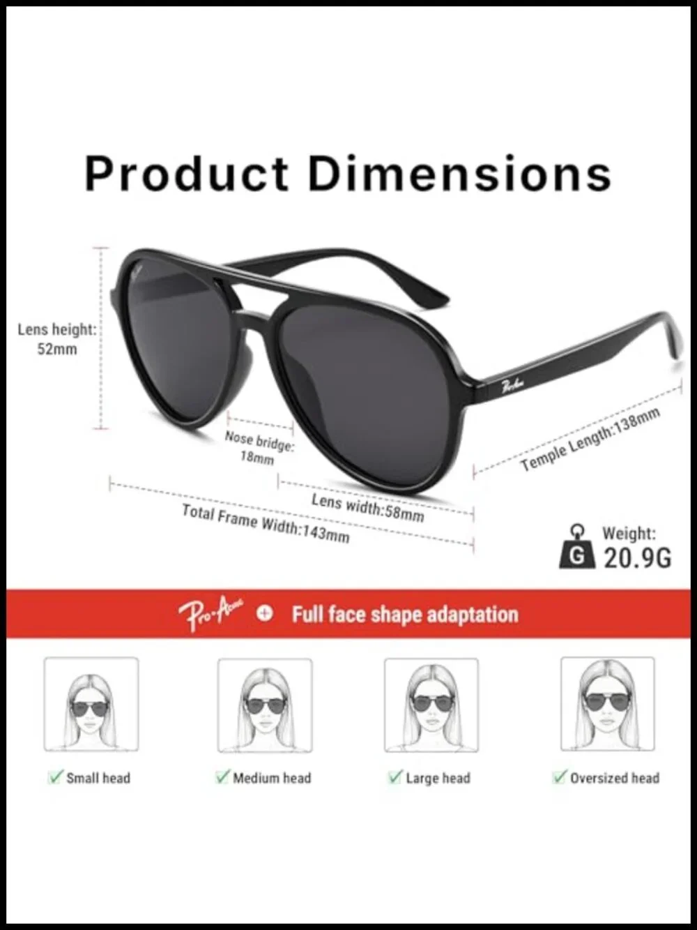 Retro Polarized Aviator Sunglasses for Women Men UV400 Pilot Shades